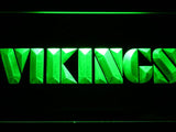 Minnesota Vikings (4) LED Neon Sign USB - Green - TheLedHeroes