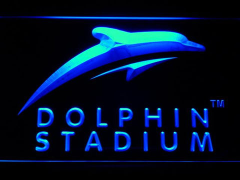 Miami Dolphins Stadium LED Neon Sign Electrical - Blue - TheLedHeroes