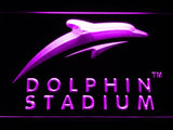 Miami Dolphins Stadium LED Neon Sign Electrical - Purple - TheLedHeroes
