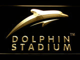 Miami Dolphins Stadium LED Neon Sign USB - Yellow - TheLedHeroes