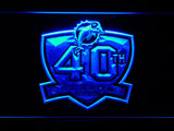 Miami Dolphins 40th Anniversary LED Neon Sign USB - Blue - TheLedHeroes