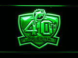 Miami Dolphins 40th Anniversary LED Neon Sign Electrical - Green - TheLedHeroes