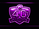 FREE Miami Dolphins 40th Anniversary LED Sign - Purple - TheLedHeroes