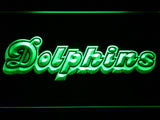 FREE Miami Dolphins (5) LED Sign - Green - TheLedHeroes