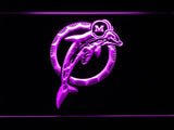 Miami Dolphins (6) LED Neon Sign USB - Purple - TheLedHeroes