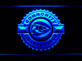 Kansas City Chiefs Community Quarterback LED Sign - Blue - TheLedHeroes