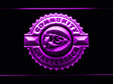 Kansas City Chiefs Community Quarterback LED Sign - Purple - TheLedHeroes