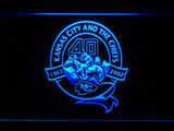 Kansas City Chiefs 40th Anniversary LED Neon Sign USB - Blue - TheLedHeroes