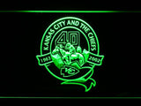 Kansas City Chiefs 40th Anniversary LED Neon Sign USB - Green - TheLedHeroes