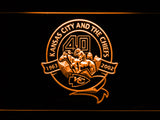 Kansas City Chiefs 40th Anniversary LED Sign - Orange - TheLedHeroes