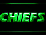 Kansas City Chiefs (2) LED Neon Sign USB - Green - TheLedHeroes