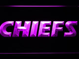 Kansas City Chiefs (2) LED Neon Sign USB - Purple - TheLedHeroes