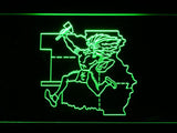 Kansas City Chiefs (3) LED Neon Sign USB - Green - TheLedHeroes