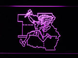 Kansas City Chiefs (3) LED Neon Sign USB - Purple - TheLedHeroes