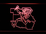Kansas City Chiefs (3) LED Neon Sign USB - Red - TheLedHeroes