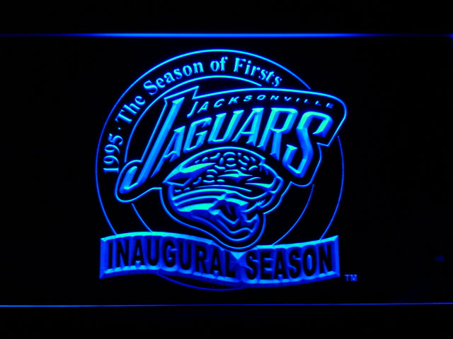 Jacksonville Jaguars Inaugural Season LED Sign - Blue - TheLedHeroes