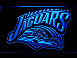 Jacksonville Jaguars (5) LED Neon Sign USB - Blue - TheLedHeroes