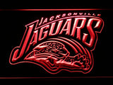 Jacksonville Jaguars (5) LED Neon Sign USB - Red - TheLedHeroes
