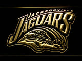 Jacksonville Jaguars (5) LED Neon Sign USB - Yellow - TheLedHeroes