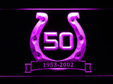 Indianapolis Colts 10th Celebration LED Sign - Purple - TheLedHeroes