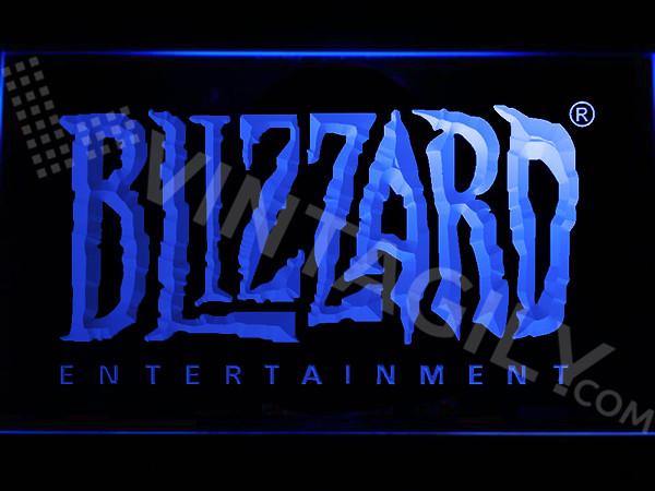 Blizzard Entertainment LED Neon Sign USB - Blue - TheLedHeroes