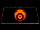 Fallout Brotherhood of Steel LED Neon Sign Electrical - Orange - TheLedHeroes