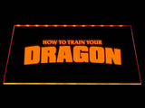 FREE How to Train your Dragon LED Sign - Orange - TheLedHeroes