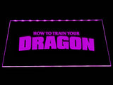 FREE How to Train your Dragon LED Sign - Purple - TheLedHeroes