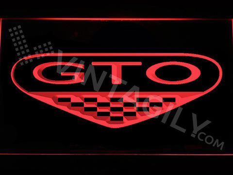 FREE Pontiac GTO LED Sign - Red - TheLedHeroes