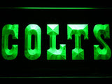 Indianapolis Colts (6) LED Neon Sign Electrical - Green - TheLedHeroes