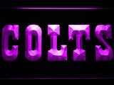 Indianapolis Colts (6) LED Neon Sign USB - Purple - TheLedHeroes