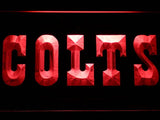 Indianapolis Colts (6) LED Neon Sign USB - Red - TheLedHeroes