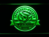 Houston Texans Inaugural Season 2002 LED Neon Sign Electrical - Green - TheLedHeroes