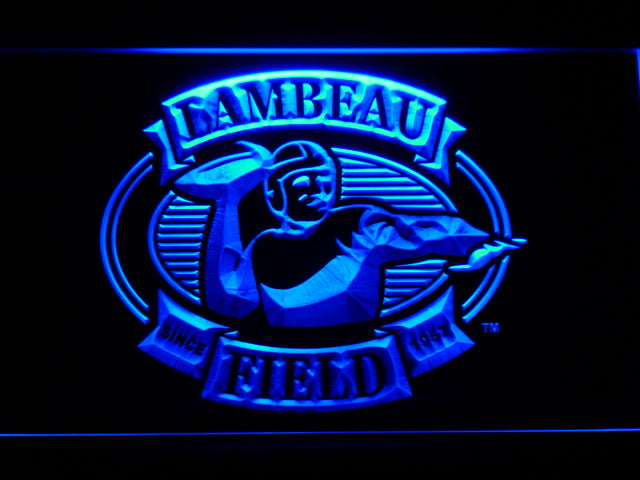 Green Bay Packers Lambeau Field LED Sign - Blue - TheLedHeroes