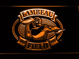 Green Bay Packers Lambeau Field LED Neon Sign Electrical - Orange - TheLedHeroes