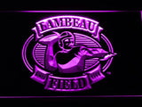 Green Bay Packers Lambeau Field LED Neon Sign Electrical - Purple - TheLedHeroes