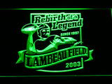 FREE Green Bay Packers Lambeau Field (2) LED Sign - Green - TheLedHeroes