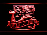 Green Bay Packers Lambeau Field (2) LED Sign - Red - TheLedHeroes