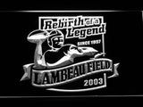 Green Bay Packers Lambeau Field (2) LED Neon Sign Electrical - White - TheLedHeroes