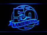 FREE Green Bay Packers Lambeau Field 50th Anniversary LED Sign - Blue - TheLedHeroes