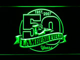 Green Bay Packers Lambeau Field 50th Anniversary LED Sign - Green - TheLedHeroes