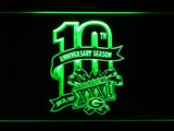 Green Bay Packers 10th Anniversary Season LED Sign - Green - TheLedHeroes