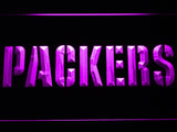 Green Bay Packers (4) LED Sign - Purple - TheLedHeroes