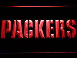 Green Bay Packers (4) LED Neon Sign Electrical - Red - TheLedHeroes