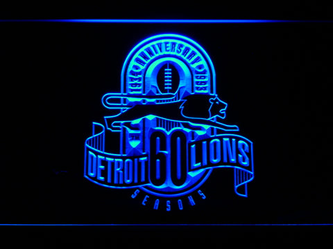 Detroit Lions 60th Anniversary LED Sign -  - TheLedHeroes