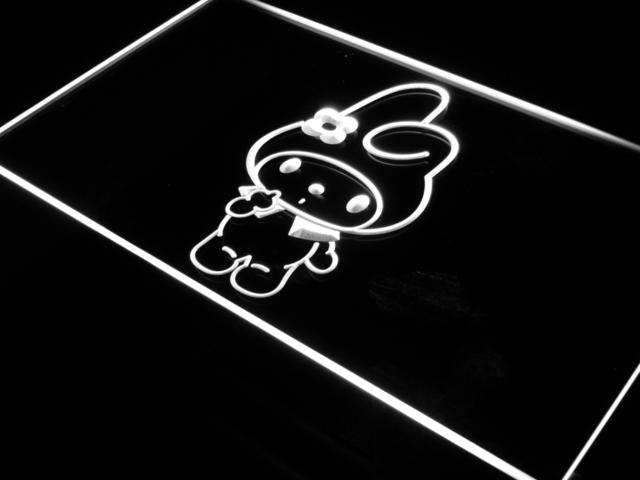 My Melody Hello Kitty LED Neon Sign Electrical - White - TheLedHeroes