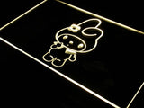 My Melody Hello Kitty LED Neon Sign Electrical - Yellow - TheLedHeroes
