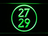Denver Broncos (5) LED Neon Sign Electrical - Green - TheLedHeroes