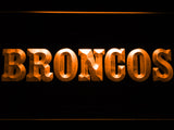 FREE Denver Broncos (8) LED Sign - Orange - TheLedHeroes