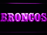 FREE Denver Broncos (8) LED Sign - Purple - TheLedHeroes